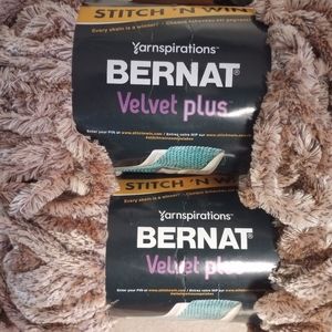 Bernat Velvet Plus Yarn - Toasted Chocolate